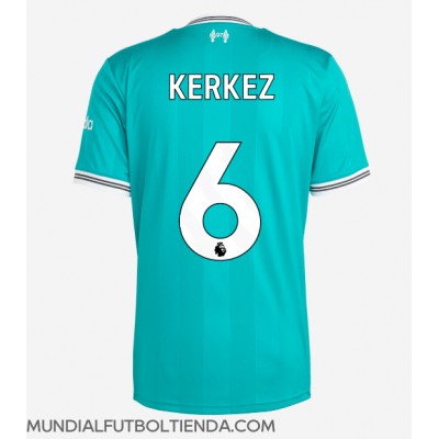 Camiseta Liverpool Milos Kerkez #6 Tercera Equipación Replica 2025-26 mangas cortas Camiseta Liverpool Milos Kerkez #6 Tercera Equipación Replica 2025-26 mangas cortas